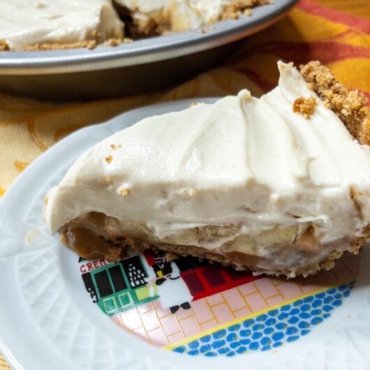 Perfectly sweet and salty banoffee pie
