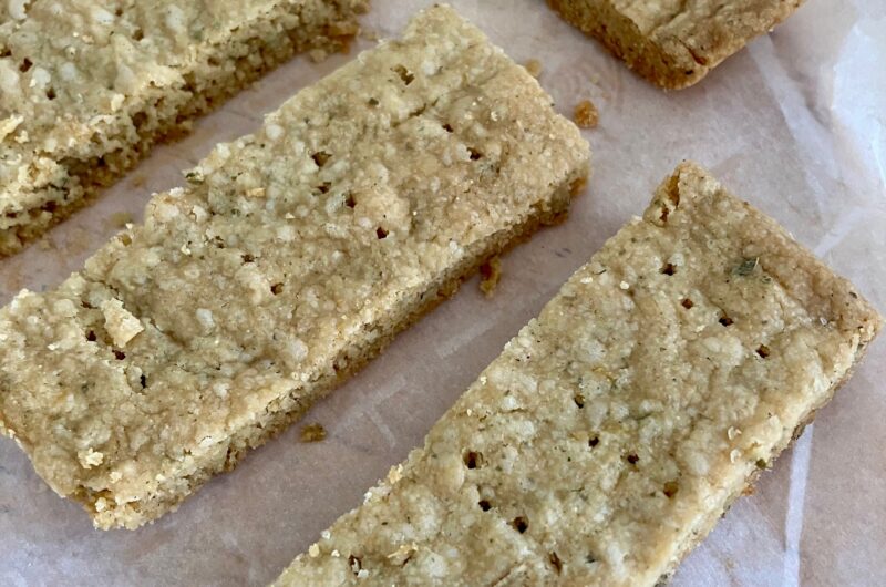 Lemon verbena and toasted rice shortbread toasted rice lemon verbena shortbread cookies
