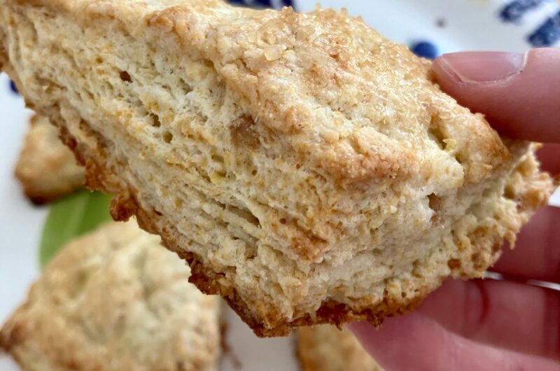 honey yuzu ginger scones