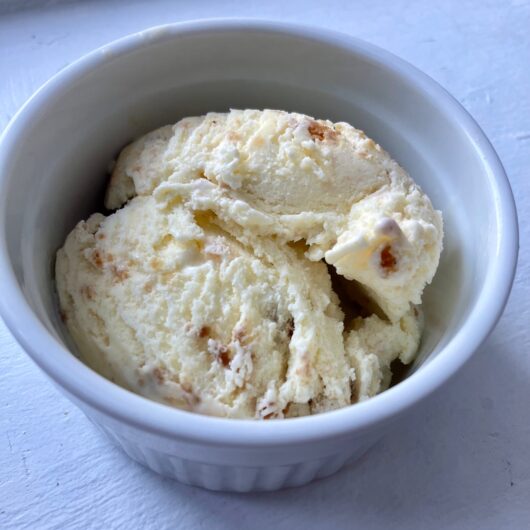 Triple ginger ice cream
